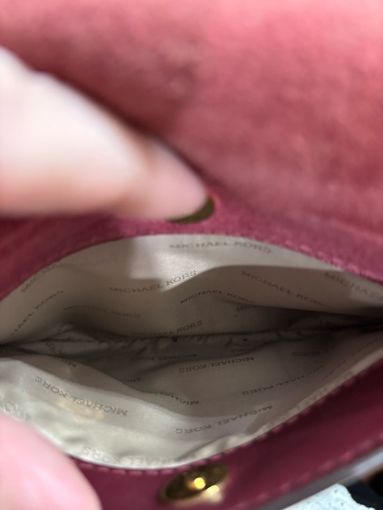 Michael Kors Mott Leather and Suede Saddle Bag - Picture 7 of 13